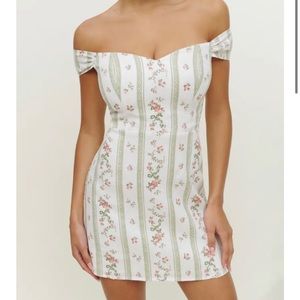 Reformation Gavina Linen Dress Size 8